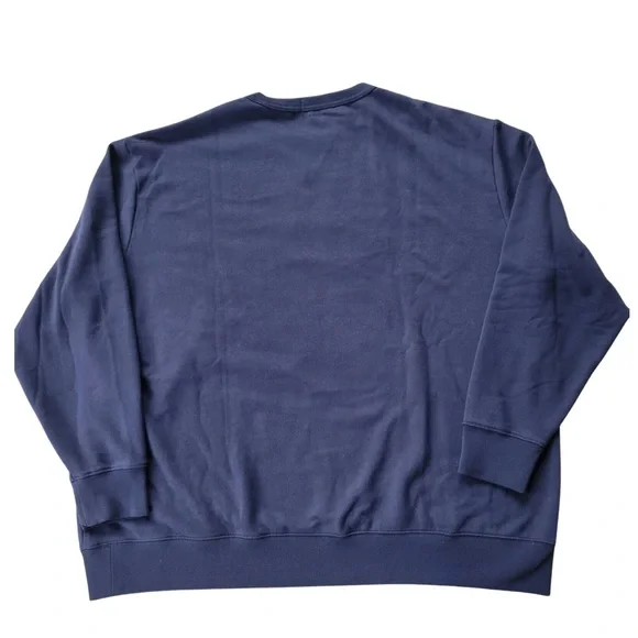 Polo Ralph Lauren Men Team Signature Navy Sweatshirt Crewneck Big &Tall - Picture 2 of 6